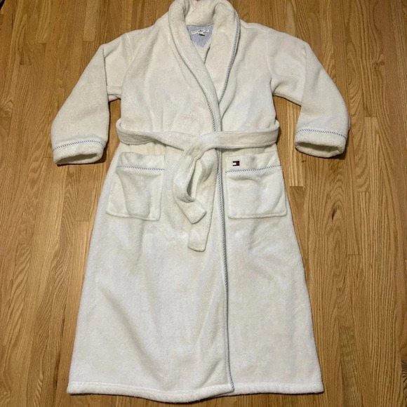 Tommy Hilfiger Sleepwear Fuzzy Cozy Robe - Picture 1 of 8